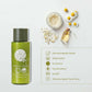 Geneva Green conditioner bottle with packaging details on a light background
