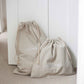 Natural Linen Shoe Bags