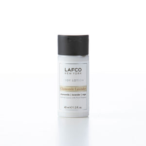 Lafco New York chamomile lavender body lotion in miniature 40ml bottle