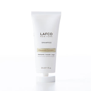 Lafco New York chamomile lavender shampoo in 30ml tube