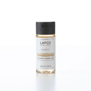 Lafco New York chamomile lavender shampoo in miniature 40ml bottle