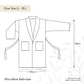 Microfibre Bathrobe - White
