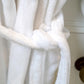 Microfibre Bathrobe - White