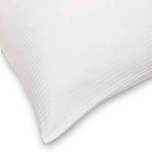 Microstripe cotton hotel bed linen