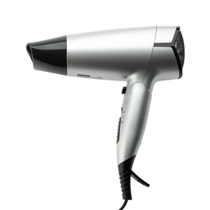 Northmace Elegance grey folding hairdryer unfolded 