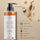 PRIJA shampoo bottle with ginseng root extract on a beige background