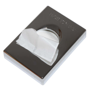 Sanitary bag dispenser in chrome