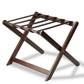 Bentley Sienna wooden luggage rack in mahogany