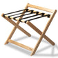 Bentley Sienna Wooden Luggage Rack with Back Rest (Case of 2)