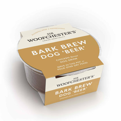 Sir Woofchester chicken flavour dog drink