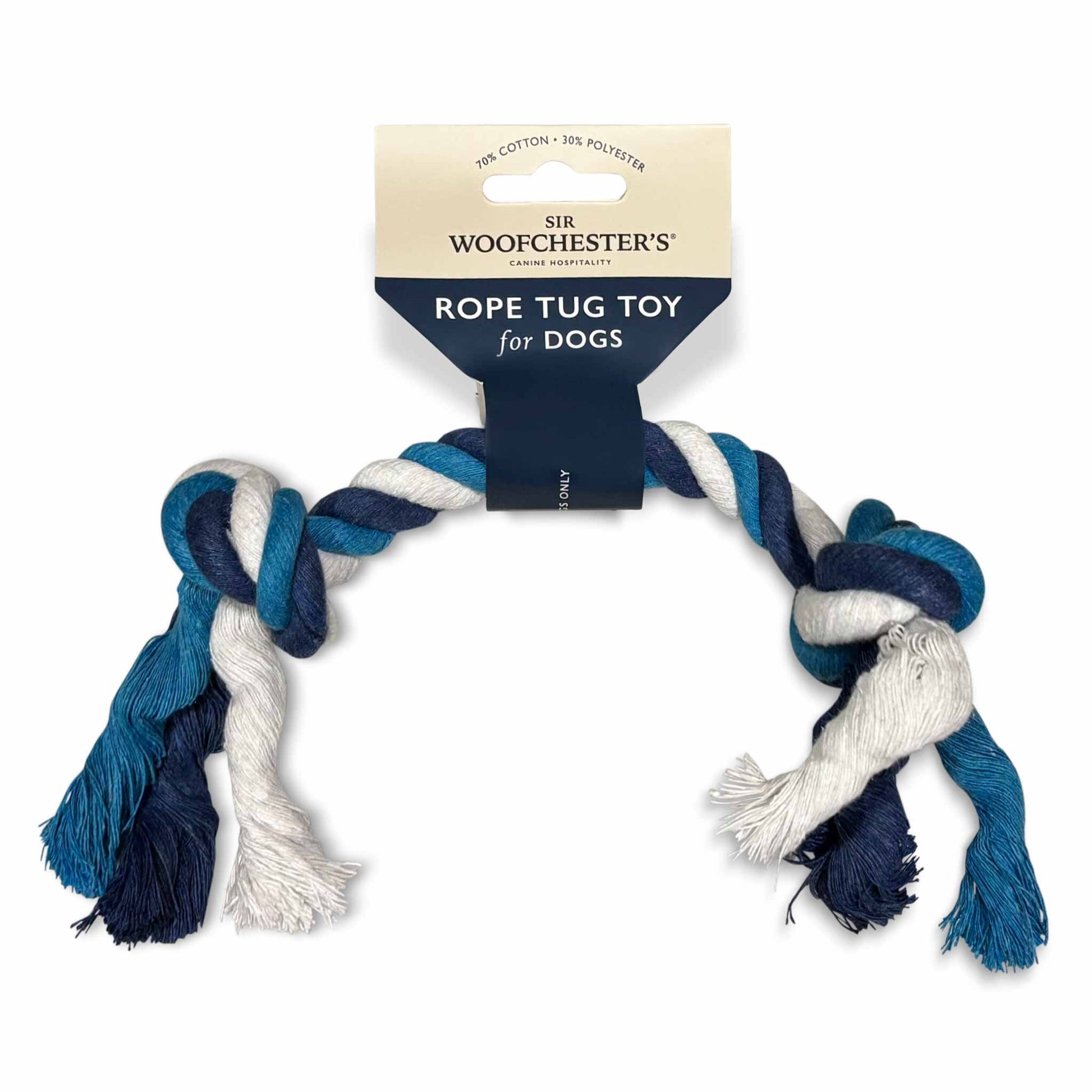 Sir woochesters hospitality rope tug toy for dogs