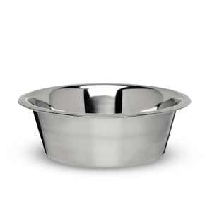 Sir Woofchester's metal dog bowl