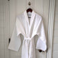 Waffle Bathrobe - White