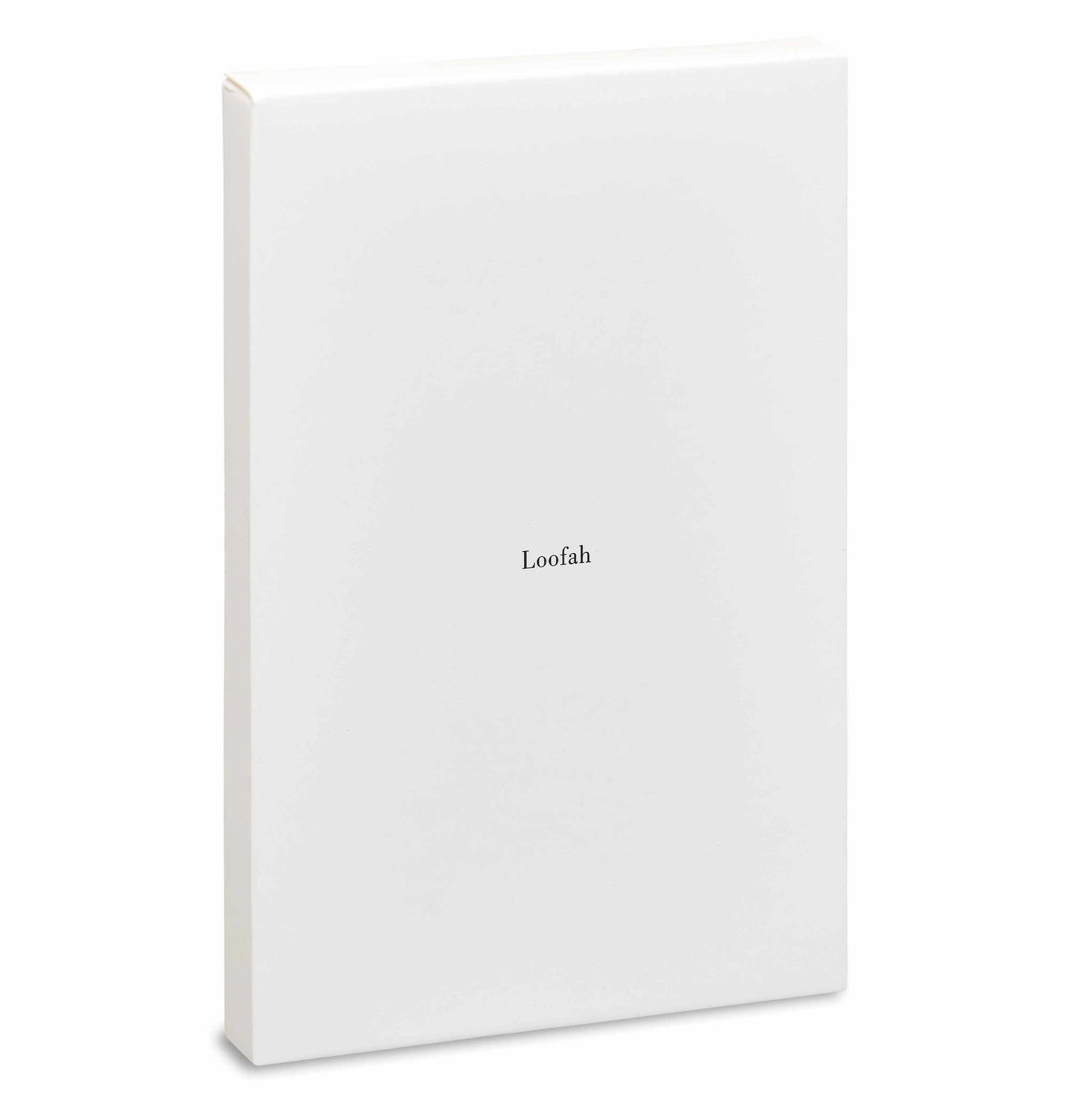 White box loofah, hotel guest amenities