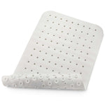 White hotel rubber bath mat
