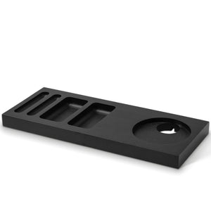 Bentley Xanthic standard wooden welcome tray in matt black
